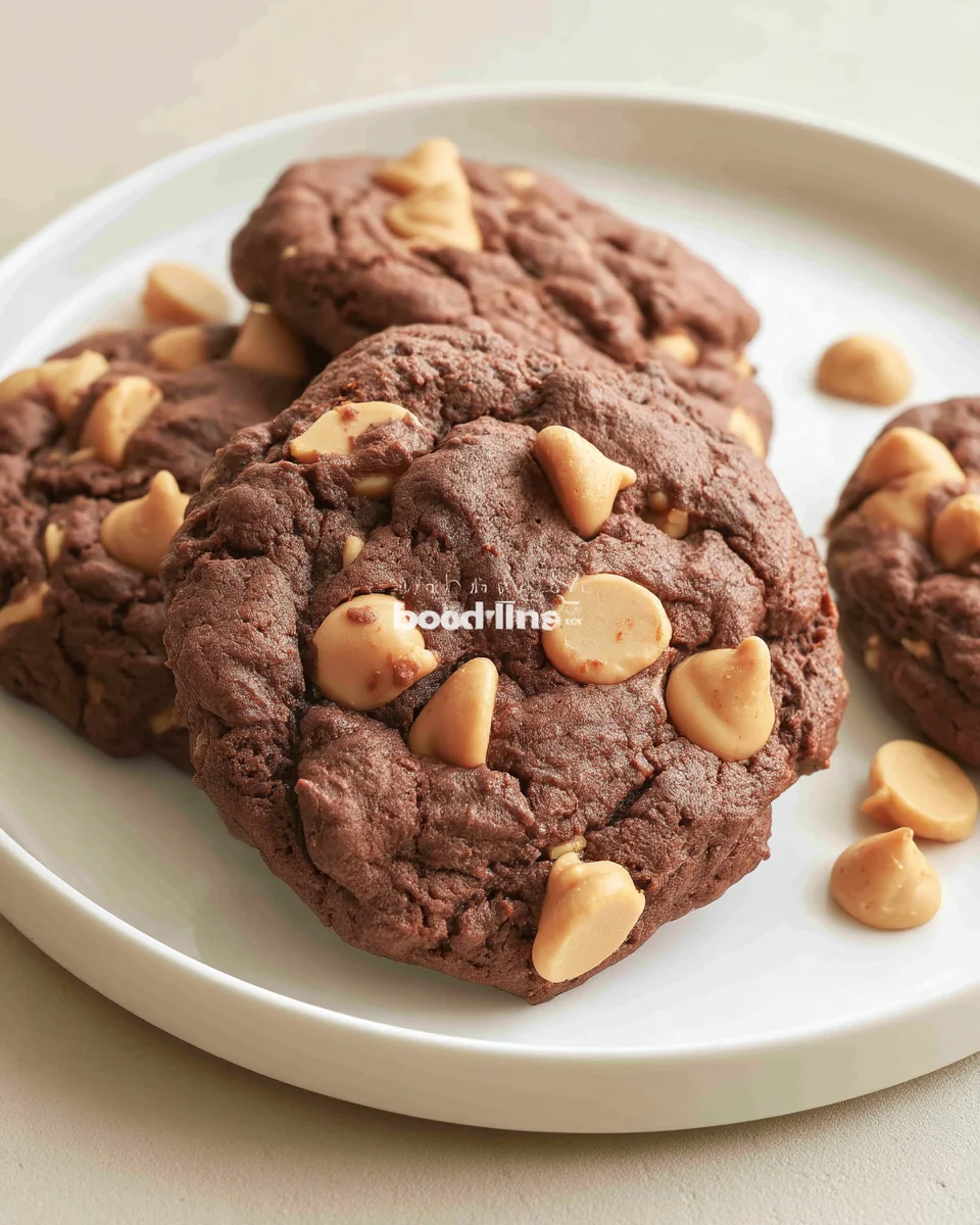 Chocolate Peanut Butter Cookies Recipe image 2