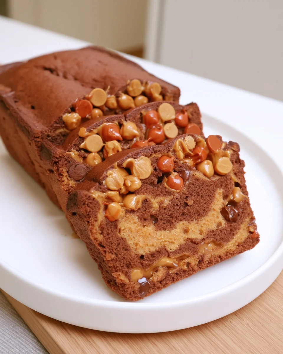 Easy Chocolate Peanut Butter Quick Bread image 2