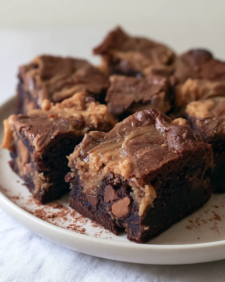 Fudgy Peanut Butter Brownies image 2