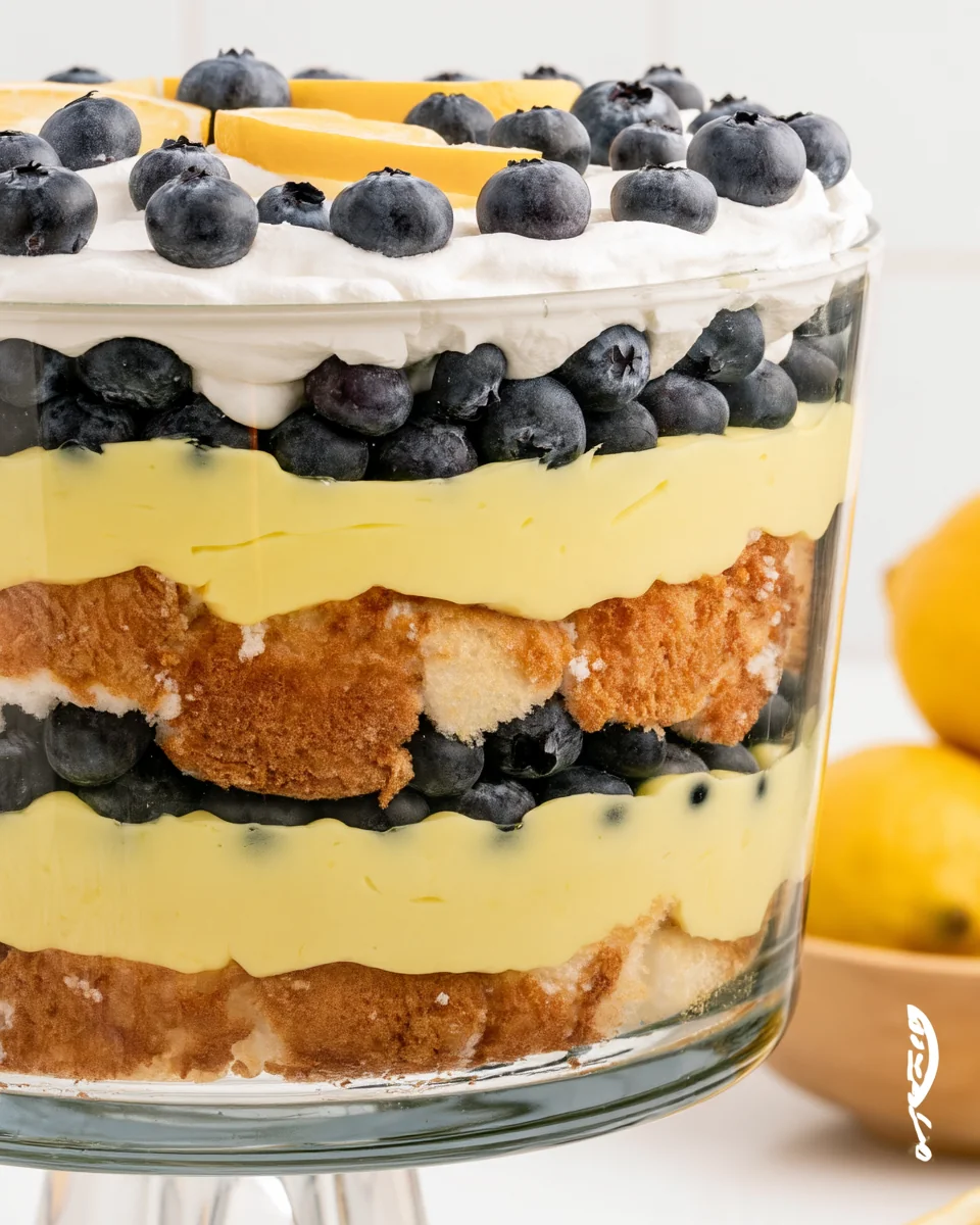 Lemon Blueberry Trifle