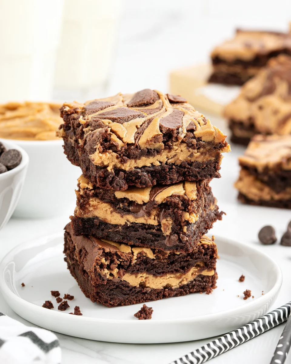 Peanut Butter Brownies